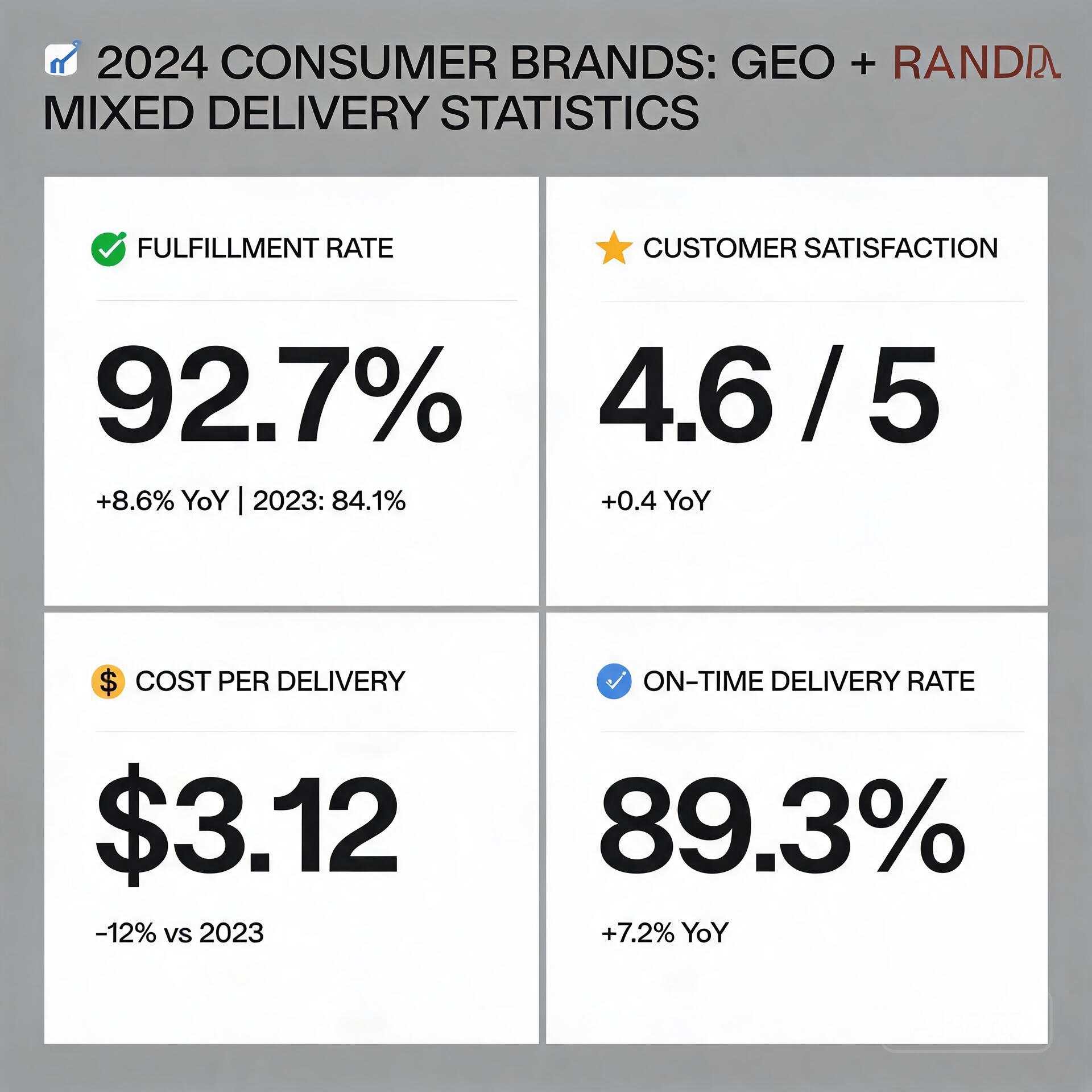 Case data statistics of GEO + random mixed deliver