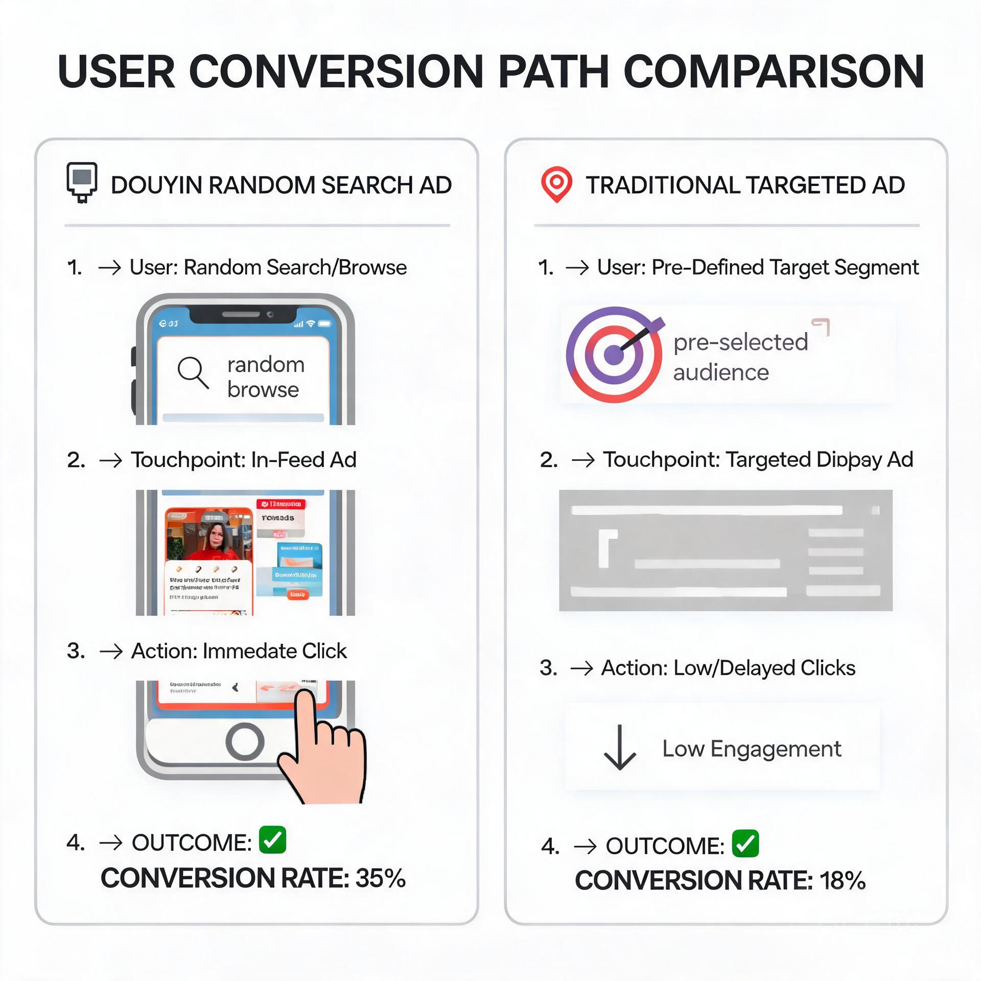 Infographic showing the user conversion path of Do