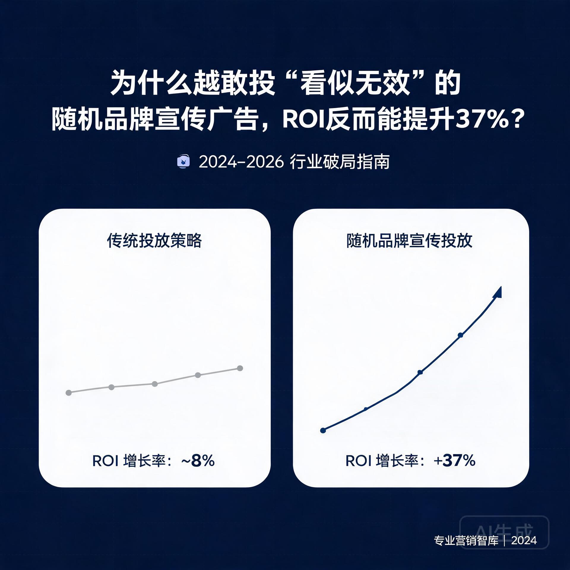 《为什么越敢投“看似无效”的随机品牌宣传广告,ROI反而能提升37%?2024-2026行业破局指南》